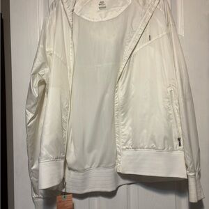 Nike Men's White Bomber Jacket